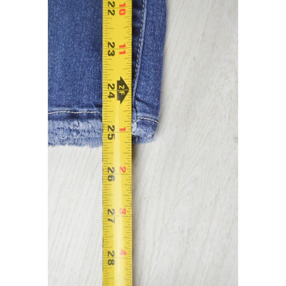 ๐ Democracy "Ab"solution Cropped Frayed Hem Jeans โ Size 16 - Picture 5 of 7